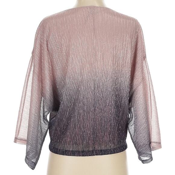 Anthropologie Serena Metallic Ombre Top Size XS LIKE NEW - Picture 6 of 8